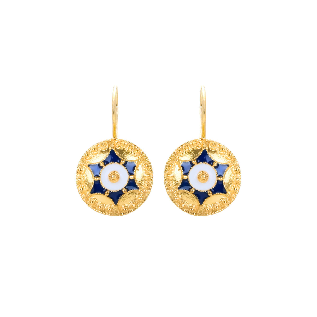 Caramujo Star Earrings — Gold-Plated Silver