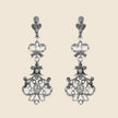 Catarina Earrings — Marcasite & Pearl