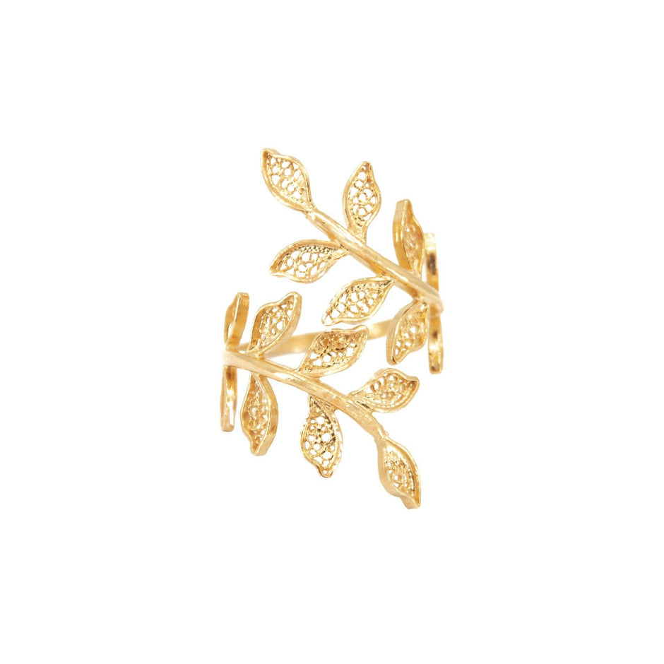 Ciclo Ring — Gold-Plated Silver