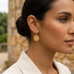 Circles Earrings — Gold-Plated Silver
