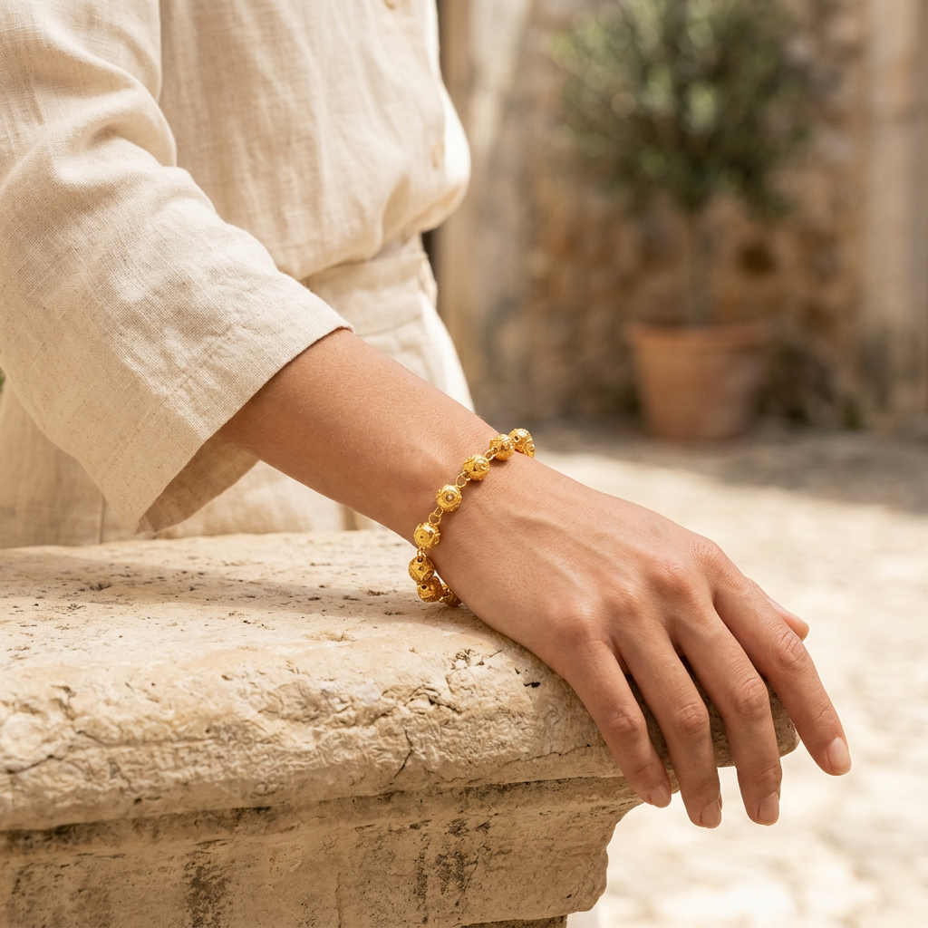 Viana’s Contas Bracelet — Gold-Plated Silver