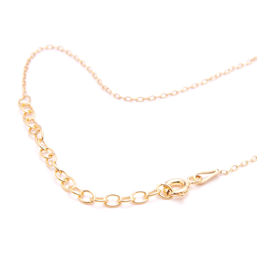Necklace Viana's Conta in Gold Plated Silver