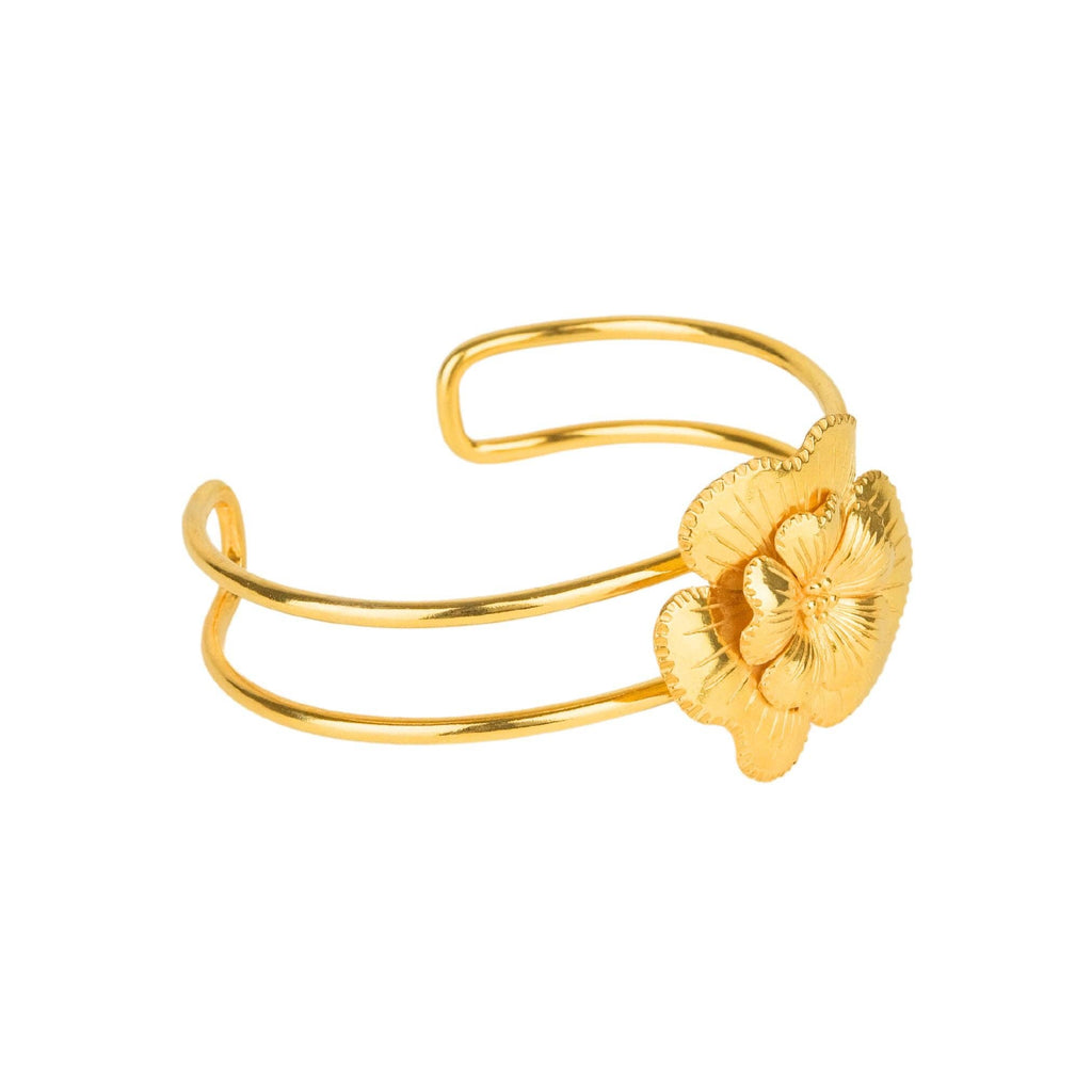 Bracelet There Goes the Flower of Amália Gold Plated Silver