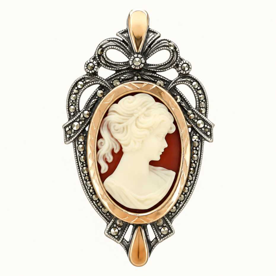 Macro del broche Cameo