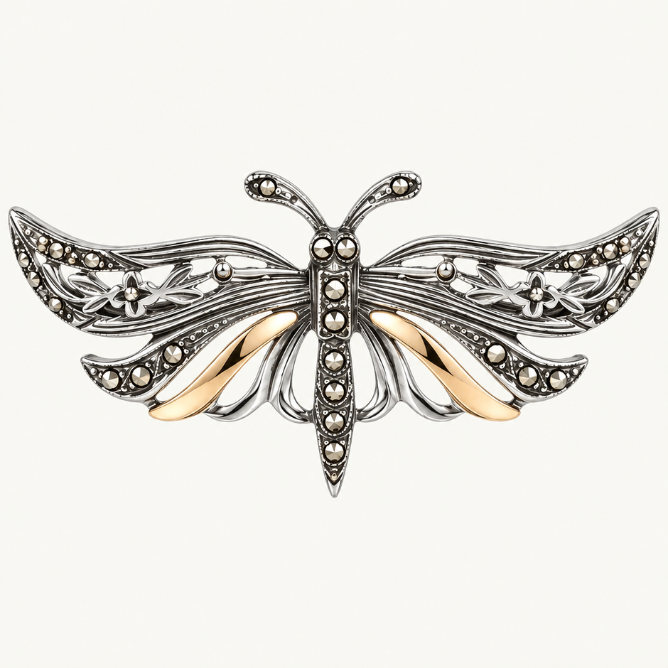 Macro del broche de mariposa